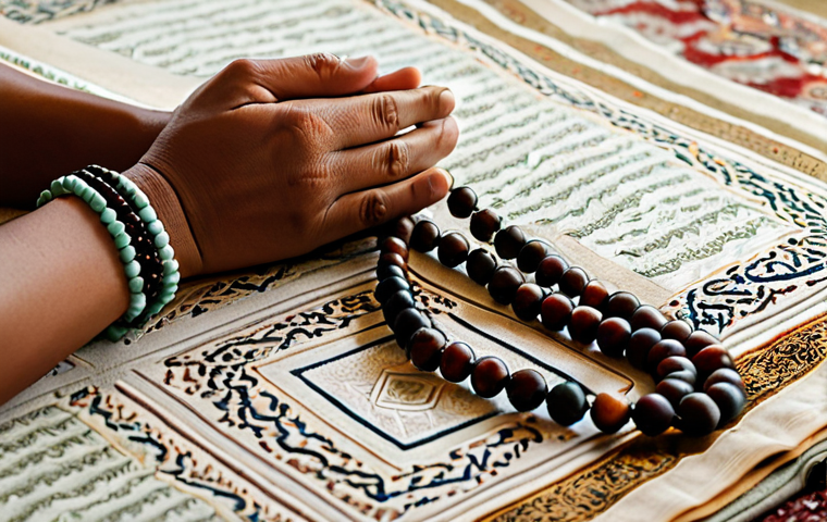 자기 돌봄을 위한 명상 방법 소개 - Serene Morning Meditation**

"A peaceful Pakistani woman, fully clothed in modest shalwar kameez, me...