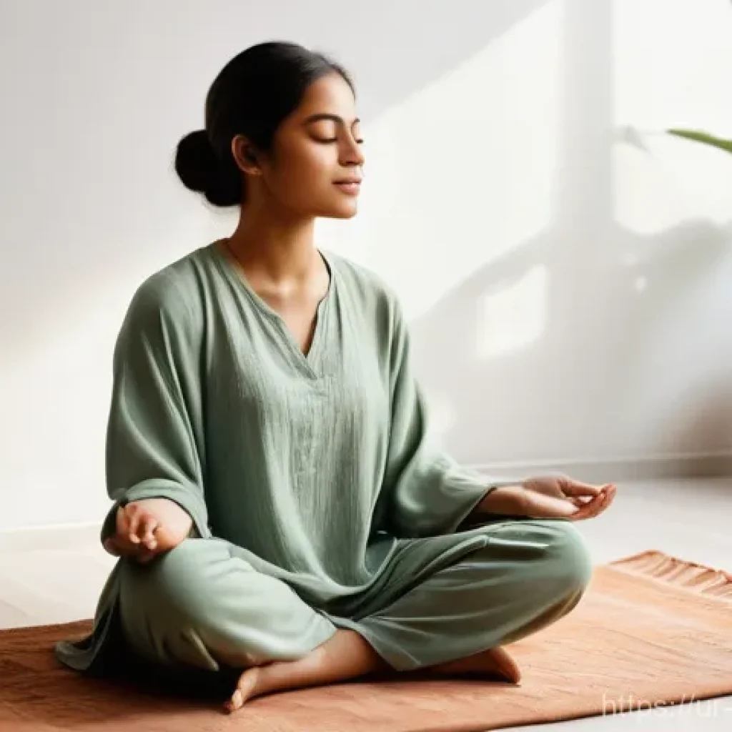 자기 돌봄의 결과 모니터링 방법 - **Prompt 1: Serene Morning Ritual**
An uplifting and peaceful image of a young adult (female, of...